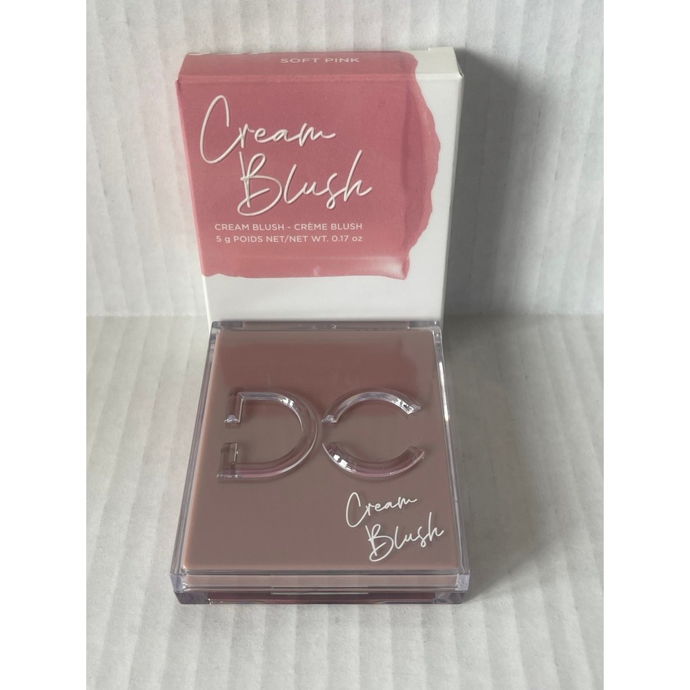DOMINIQUE COSMETICS Cream Blush Shade *Soft Pink* Full Sz NEW in BOX